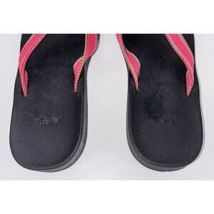 Teva Azure Women’s Azure Flip Flops Sandals Shoes Pink Size 9 Beach Summer EUC